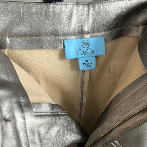 Chrome/Silver CeCe brand Pants - Picture 5 of 6